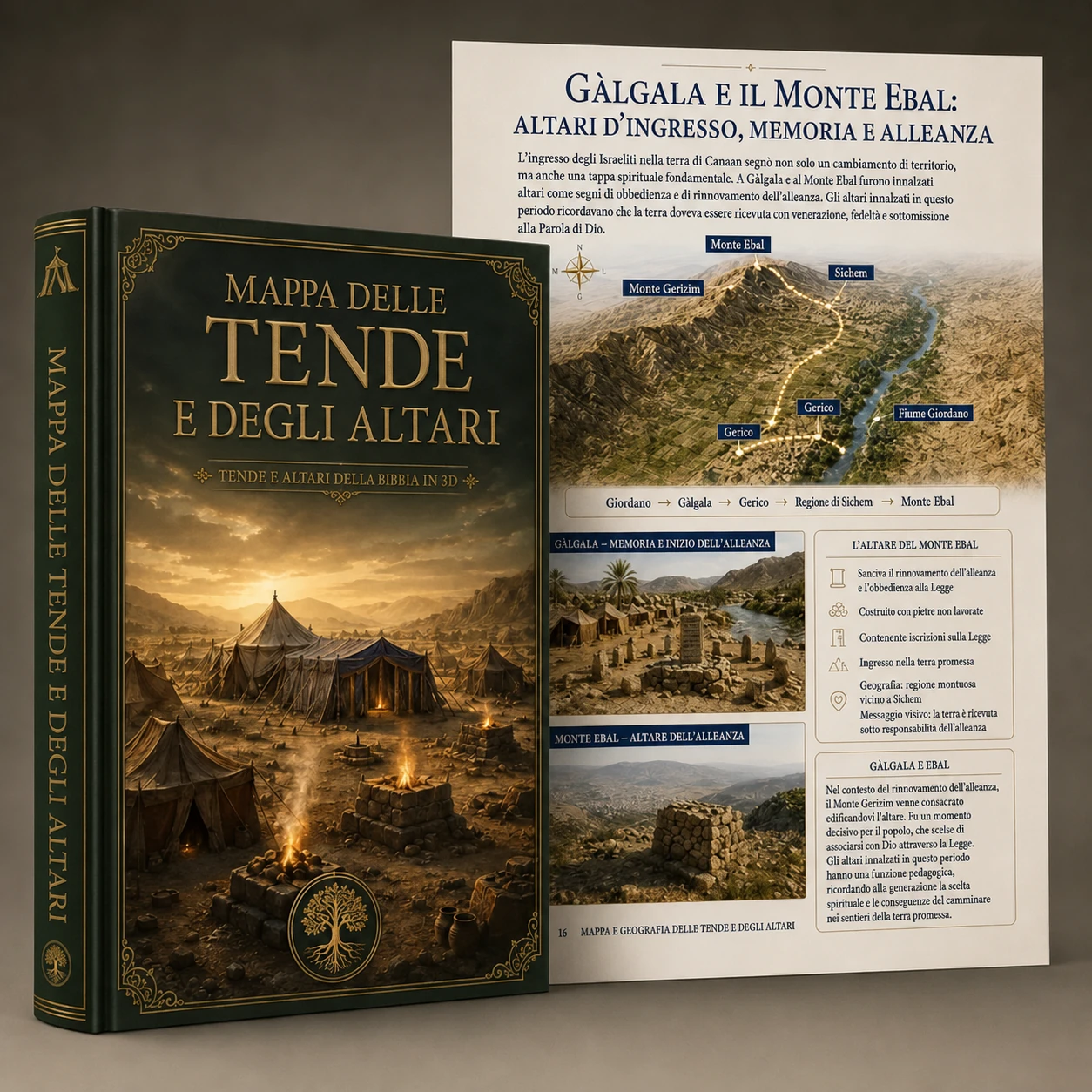 Mappa delle tende e degli altari