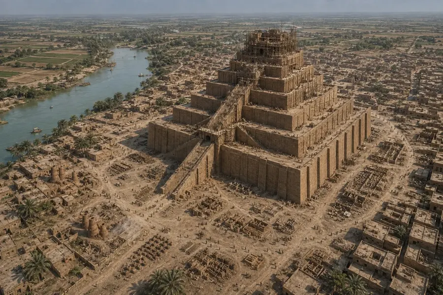 Torre di Babele — ricostruzione 3D
